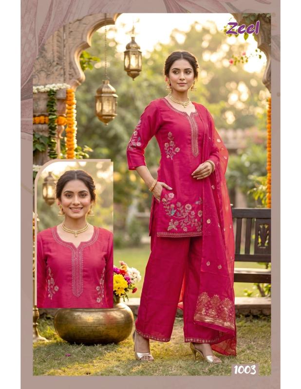 Desi kudi zeel 3pcs kurtis wholesale